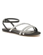 Eva Longoria Sandale dama - 302054121 - Textil - Negru - Negru