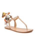 Eva Longoria Sandale dama - 302095339 - Piele naturala - Bej - Bej