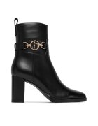 Eva Minge Botine dama Piele naturala - Negru - Negru