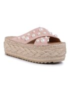 Eva Minge Espadrile dama Piele naturala/Piele intoarsa - 206786227 - Roz