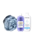 Eveline Cosmetics Set Crema de corp hidratanta pentru pielea uscata sau foarte uscata 6 Ceramides - 350 ml + Lapte de corp netezitor ultra-bogat Retinol & Niacynamid - 350 ml + Esarfa matase