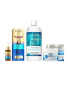 Eveline Cosmetics Set ingrijire ten Eveline Hyaluron Deep Moisture - Crema hidratanta pentru ten uscat si foarte uscat - 50 ml + Ser de fata hidratant bioHyaluron 3 x Retinol System - 18 ml + Apa micelara Hyaluron Clinic B5 - 500 ml