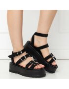 Exclusives Sandale cu catarama - Lugo - Negru