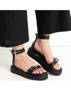 Exclusives Sandale Lido Piele naturala - Negru -