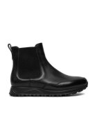 Fabi Botine cu glezna joasa pentru barbati FU1242.AL0TICNBA - Piele naturala - Negru - Negru