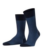 Falke Sosete din amestec de bumbac organic Shadow Fine - Bleumarin