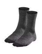 Falke Sosete din amestec de lana merinos pentru trekking TK2 - 2 perechi - Gri antracit