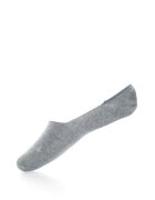 Falke Sosete invizibile din bumbac cu efect anti-alunecare Step Medium Cut - Gri