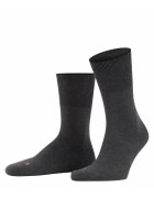 Falke Sosete lungi unisex tricotate fin - Gri inchis