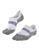 Falke Talpici cu efect racoritor - pentru alergare RU4 Endurance Cool Invisible - Alb/Gri melange