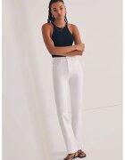 FAVORITE DAUGHTER Blugi cu talie înaltă din denim moale - Alb