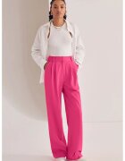 FAVORITE DAUGHTER Pantaloni cu pense - cu talie înaltă - Roz