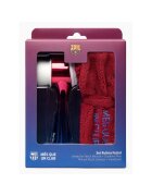 FC Barcelona Set cadou ingrijire fata - perie pentru curatarea tenului & bentita par - 2 articole