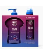 FC Barcelona Set cadou pentru barbati - sapun lichid & spray pentru corp - 2 articole
