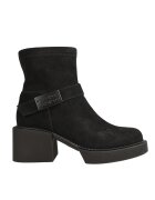 Feeling Ghete casual - dama - 25-124 negru - piele intoarsa - toc - Negru