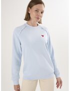Felix Hardy Bluza lejera de trening din bumbac cu maneci raglan - Albastru pastel