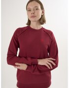 Felix Hardy Bluza lejera de trening din bumbac cu maneci raglan - Rosu