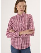 Felix Hardy Camasa regular-fit cu model in carouri - Alb/Rosu