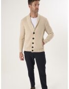 Felix Hardy Cardigan cu decolteu in V si buzunare laterale - Bej