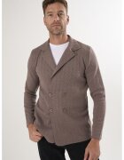 Felix Hardy Cardigan din bumbac cu nasturi - Maro inchis