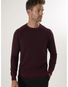 Felix Hardy Pulover din bumbac cu maneci raglan - Rosu inchis