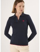 Felix Hardy Pulover polo cu terminatie contrastante - Albastru ultramarin