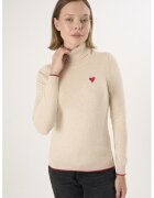 Felix Hardy Pulover slim fit cu guler inalt - Bej