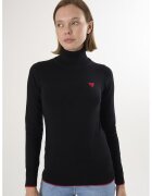 Felix Hardy Pulover slim fit cu guler inalt - Negru