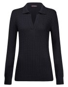 Felix Hardy Pulover slim-fit cu model torsade - Albastru ultramarin