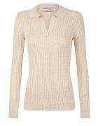Felix Hardy Pulover slim-fit cu model torsade - Bej inchis