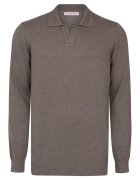 Felix Hardy Pulover tricotat cu guler polo - Maro