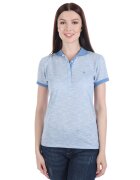Felix Hardy Tricou polo uni - Albastru deschis