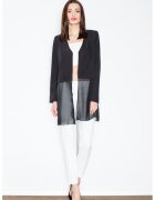 Figl Blazer dama - Poliester - Negru/Gri