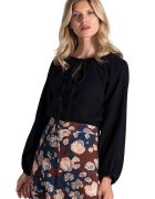 Figl Bluza dama 59021 - Bumbac - Negru