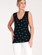Figl Bluza dama - Fara maneci - Poliester - Bleumarin