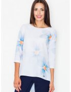 Figl Bluza dama flori - Poliester - Multicolor
