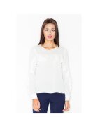Figl Bluza dama - M466 - eleganta - maneca lunga - bej - poliester -
