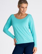 Figl Bluza dama M981 - albastru - amestec viscoza-elastan - croi elegant - maneci lungi
