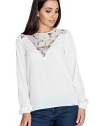 Figl Bluza dama - Poliester - Bej 5902