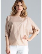 Figl Bluza dama - Poliester/Bumbac - Crem