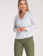 Figl Bluza dama - Poliester/Elastan - Eleganta - Alb/Negru