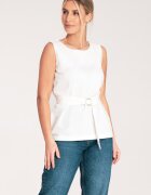 Figl Bluza dama - Poliester/Viscoza - Eleganta - Ecru