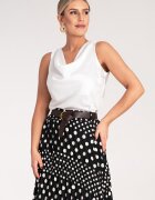 Figl Bluza dama - Satinata - Poliester/Elastan - Alb -