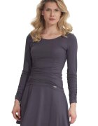 Figl Bluza dama - Viscoza/Elastan - Gri -