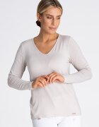 Figl Bluza dama - Viscoza/Elastan - Maneca lunga - Crem