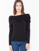 Figl Bluza dama - Viscoza/Elastan - Negru -