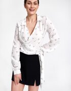 Figl Camasa dama - Poliester/Elastan/Viscoza - Alb -