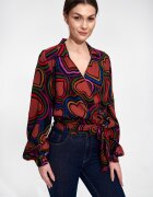 Figl Camasa dama - Poliester/Elastan/Viscoza - Multicolor