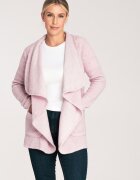 Figl Cardigan dama - M1043 - roz - lana - maneci lungi