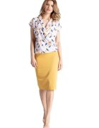 Figl Fusta mini dama - Hellengoire - mustar
